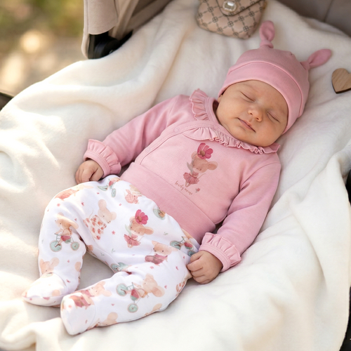 Body Nini Little Mouse 100% cotone biologico, prodotto in Polonia