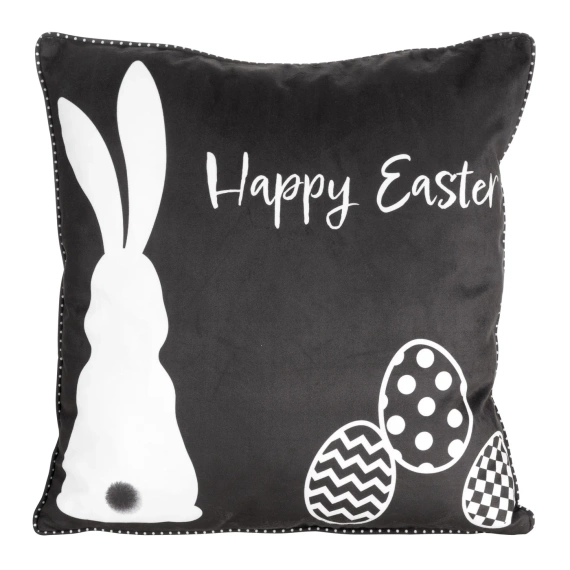 Fata de perna Spring 5 Paste cu imprimeu de catifea, Eurodraperii, neagra