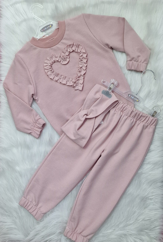 Hanorac pentru copii Mia Bambarillo, roz afumat - bumbac și elastan, țesătură moale pentru hanorac | Confort și stil