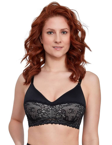 BS 001 Doris Spacer sutien moale de Gaia - negru