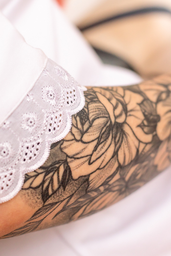 34DB Peonia Cămașă de noapte pentru femei – albă cu dantelă Marija, 100% bumbac