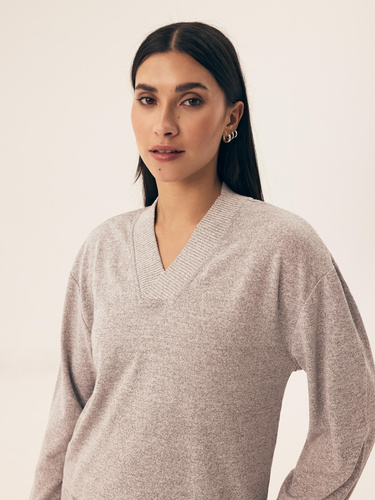 42024 Fudge Henderson Pijamale pentru damă - gri deschis