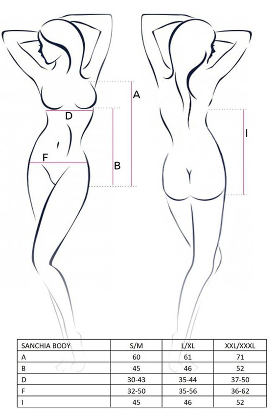 Sanchia Body damskie Passion czarny