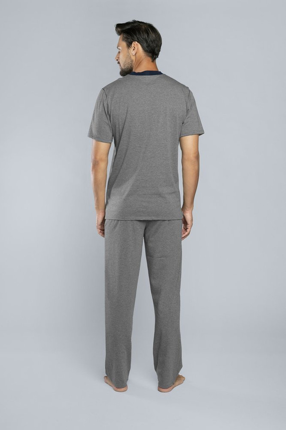 Profit Pijama cu mânecă scurtă pentru bărbați, pantaloni lungi Italian Fashion - ¶r.melange 