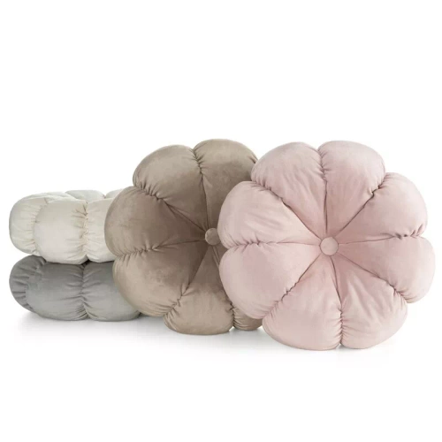 Flower 41 Perna decorativa cu flori Eurocortains argintiu