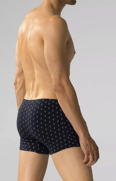 Boxer bărbați 3MH-195 Atlantic - bleumarin-gri