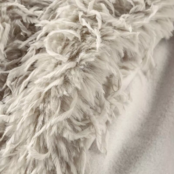 Pătură Adore, pătură de blană pufoasă, Eurodrape, bej