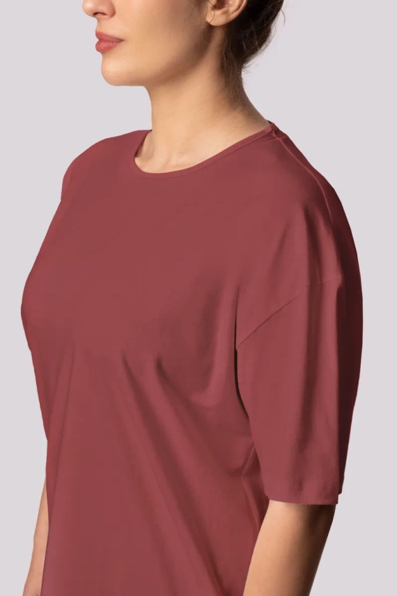 Pijamale de damă Mona cu mânecă scurtă Bliss, cireș