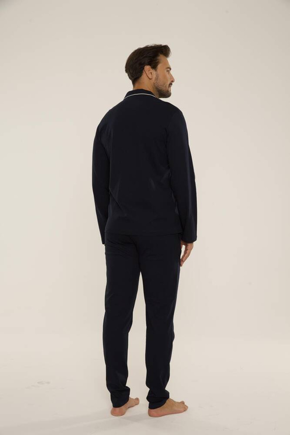 729 Norberto Pijama pentru bărbați De Lafense - albastru marin