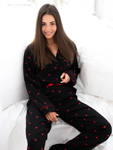Pijama pentru femei Rolling In Love Sensis - negru