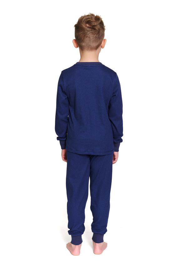 7351 Pijamale pentru copii din bumbac Doctor Nap - confort clasic - bleumarin