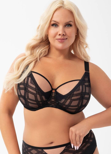 Sutien negru moale Gorsenia K 897 Estelle