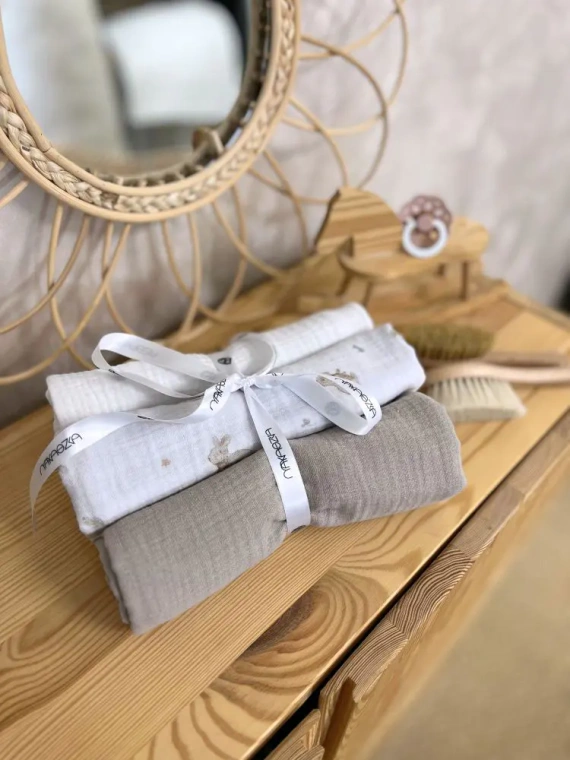 Scutece de muselina Honey Bunny Makashka