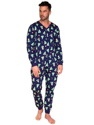 196/284 Christmas Tree 2 Cornette salopetă bărbătească, bleumarin