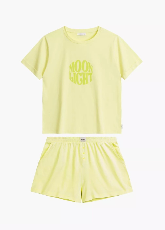 NLP-487 Pijamale Atlantic pentru femei - lime