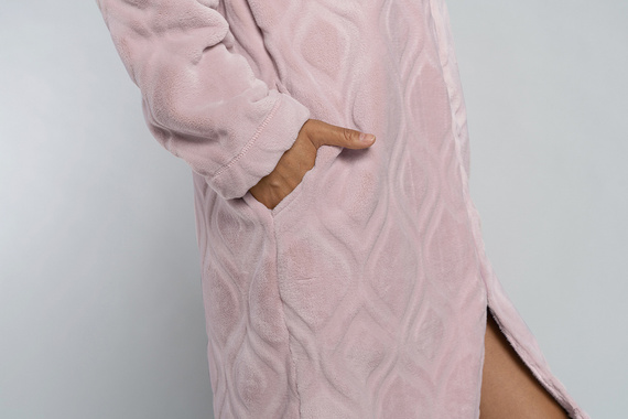 Halat de baie pentru femei Arena Italian Fashion - roz pudră