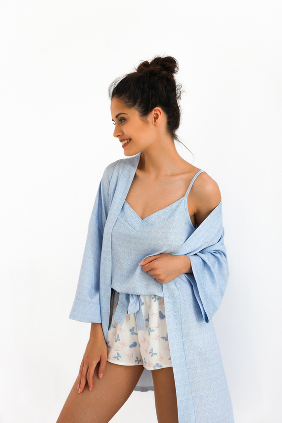 Halat pentru femei Felicia Sensis - albastru melange