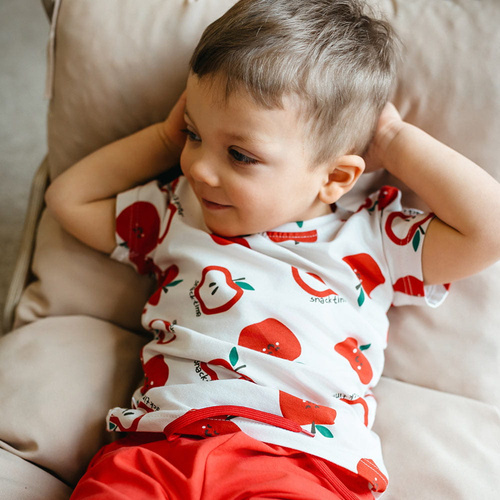 Tricou copii Eevi Snack Time bumbac elastic confort