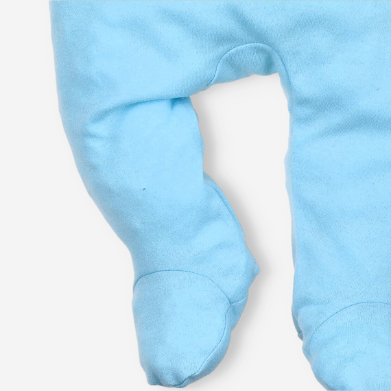 NINI ABN-3963/TUR Pantaloni scurți pentru bebeluși 100% bumbac organic albastru