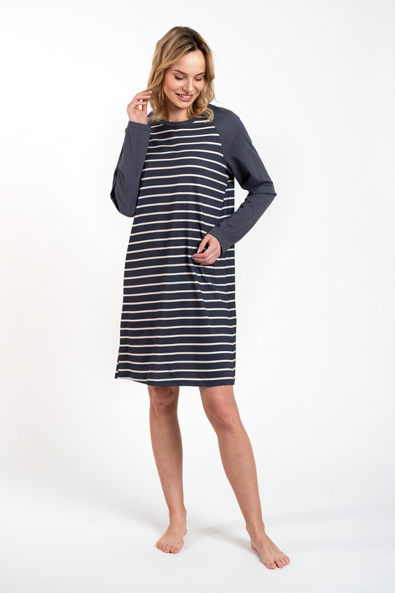 Oda cămașă de noapte Italian Fashion - imprimeu grafit