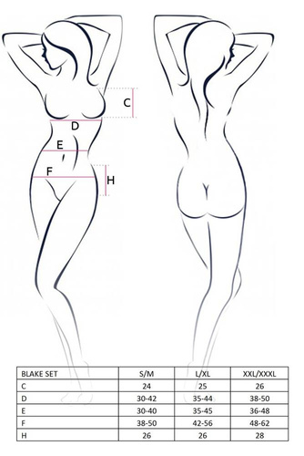 Blake Set Komplet Passion czarny