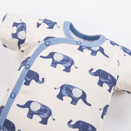 Body plic cu mâneci scurte Elephant Eevi - ecru