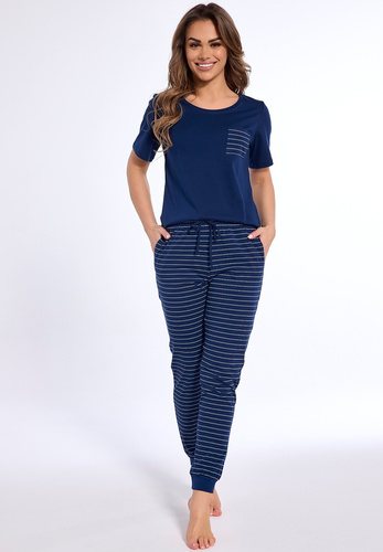 730/317 Jenny Pijamale dama Cornette bleumarin