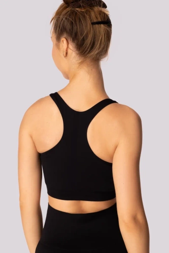 Sutien sport de bază Mona negru