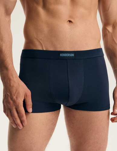 Boxeri bărbați Henderson 46100 Fur2 2-pack din bumbac cu bandă largă și logo