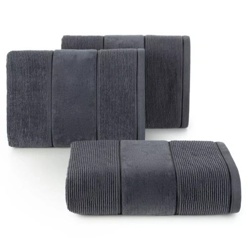 Set de prosoape Emma Eurofirany, oțel, 3 piese, 30x50, 50x90, 70x140 cm, 500 g/m²