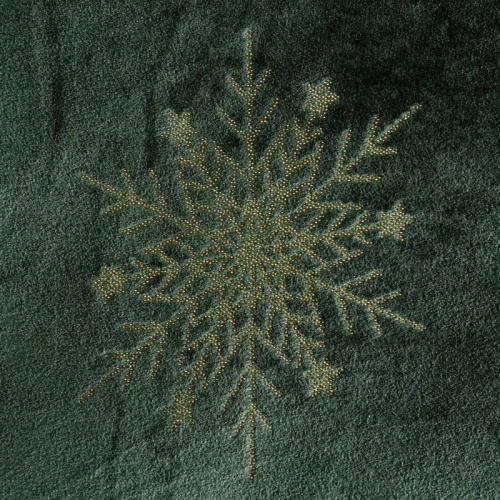 Pătură de Crăciun Eurofirany Verde – Pătură moale din microfibră, 240 g/m²
