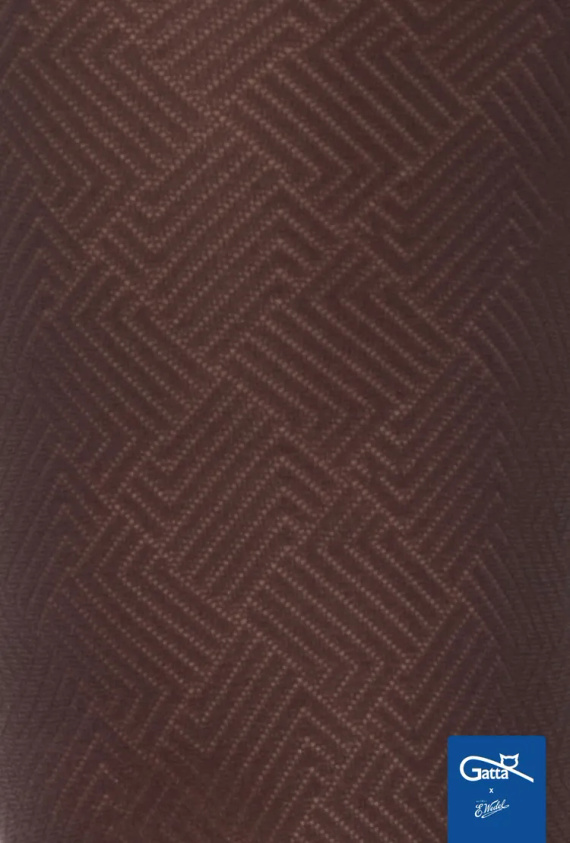 Wedel wz.02 Colanti dama 40 den Gatta - dark choco