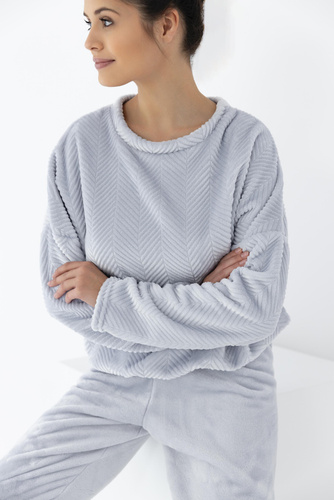 Pijamale Esme Soft Sensis pentru femei - Gri