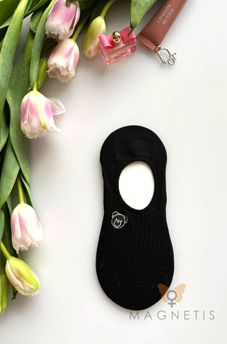 Șosete balerini damă YN-251131 Magnetis – viscoză cu silicon la călcâi