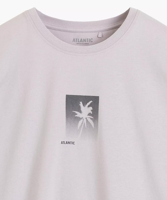 NMP-398 Pijama Bărbați Vară 100% Bumbac Peach