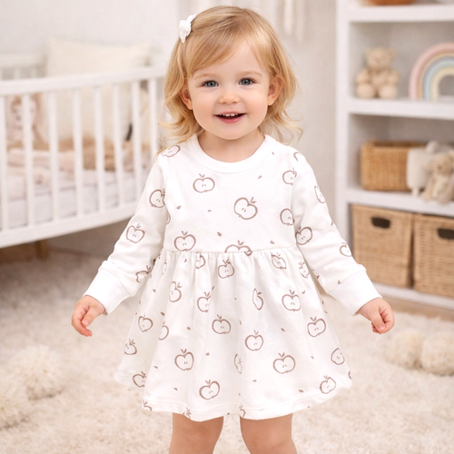 ABN-5305/JAB Rochie din bumbac organic Happy Apples Nini