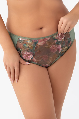 K 940 Delaila Chiloți Gorsenia - din plasă și tul brodat