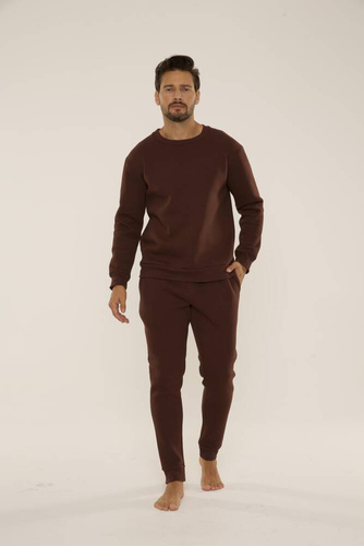 813 Indigo Trening de bărbați de la De Lafense - ciocolată