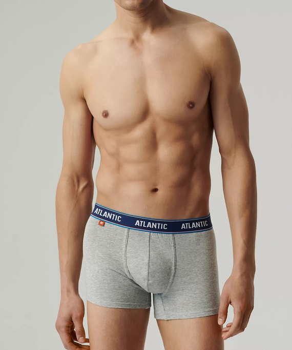 Boxer pentru bărbați 3MH-214 Atlantic, pachet de 3 bleumarin-coral-smarald