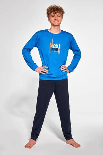 999/48 Next Boy's Cornette pijamale pentru tineret, albastru