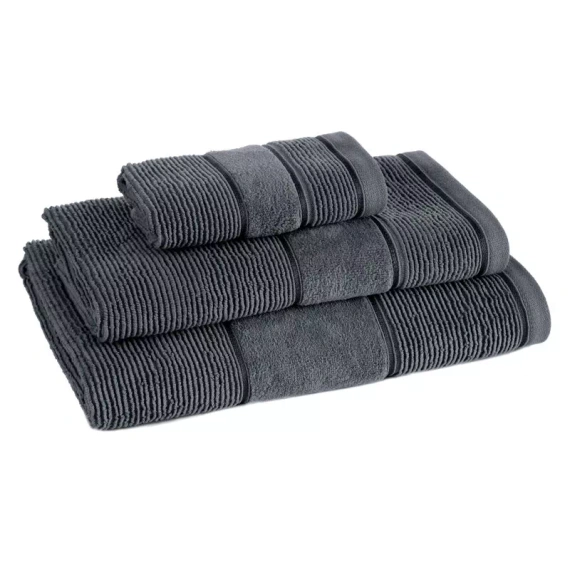 Set de prosoape Emma Eurofirany, oțel, 3 piese, 30x50, 50x90, 70x140 cm, 500 g/m²