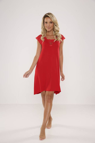 340 Cămașă de noapte Fanny Forex - roșu