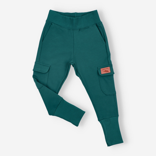 KAR-0042/BUT Pantaloni cargo pentru baieti Lagarto Verde verde sticla