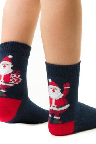 art.138 Sosete model Craciun Steven 380 bleumarin