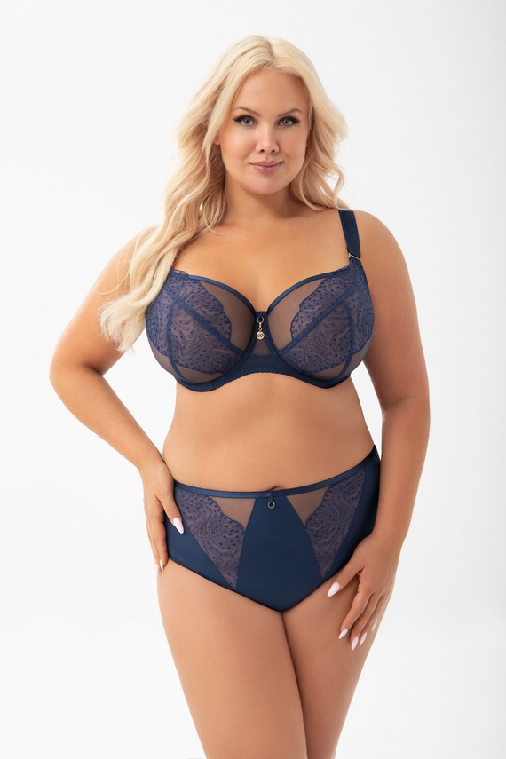 Gorsenia K 911 Narcisa Chiloți de damă albastru marin