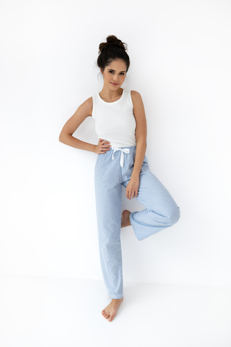 Pijamale Sensis Dagna pentru femei - Albastru crem