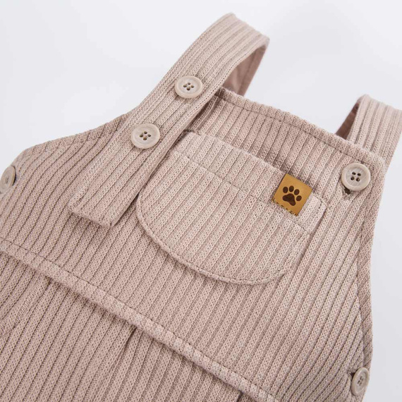 Salopeta pulover Puppy Playtime Eevi - bej