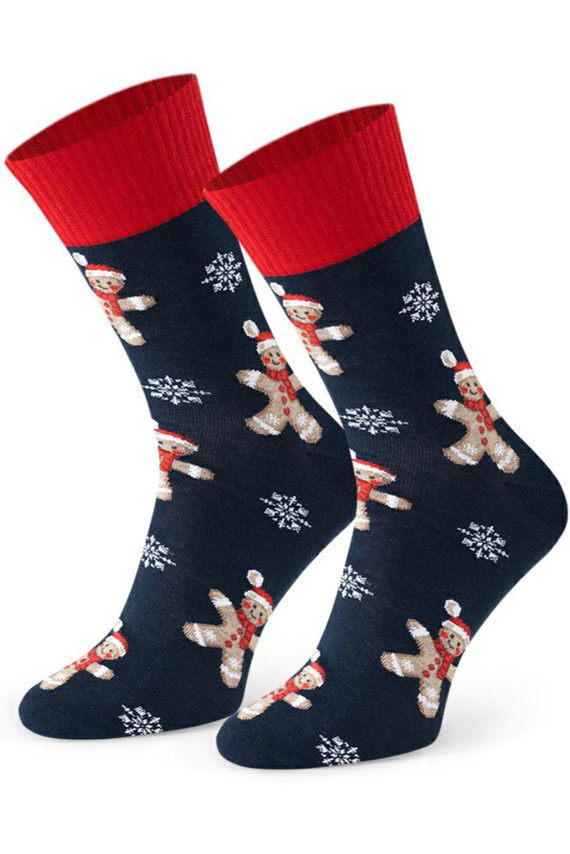 Art.136 Ciorapi barbati de Craciun Steven bleumarin 169 – Modele de Craciun, bumbac