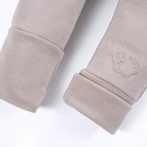 Jambiere Merino din lana merinos Eevi - bej