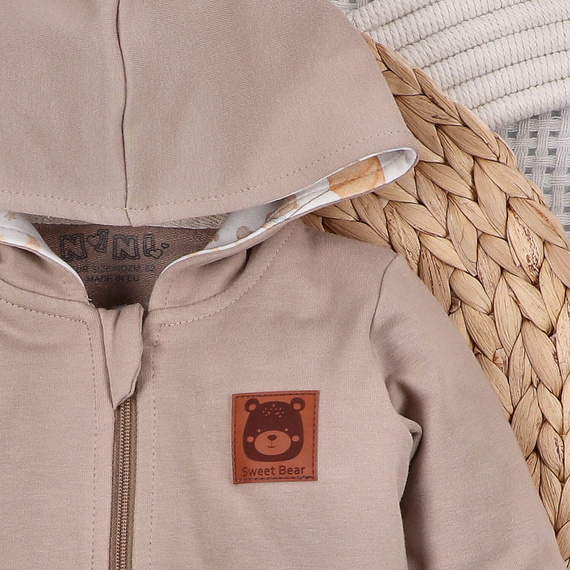 ABN-5516 Hanorac pentru copii Sky Journey Nini – bumbac organic, croială confortabilă